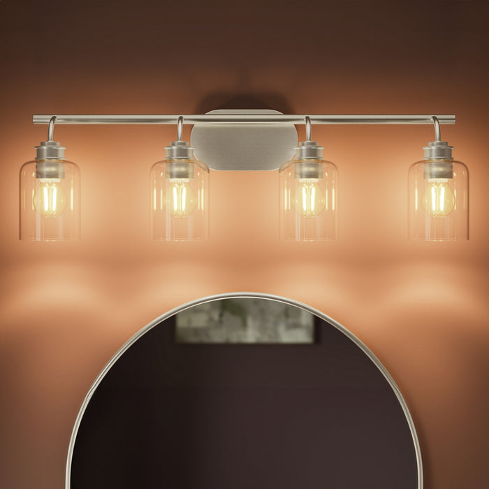 Myhouse Lighting Progress Lighting - P300568-009 - Four Light Bath Vanity - Reines - Brushed Nickel