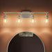Myhouse Lighting Progress Lighting - P300568-009 - Four Light Bath Vanity - Reines - Brushed Nickel