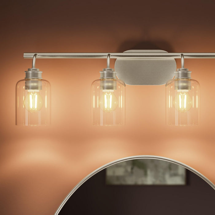 Myhouse Lighting Progress Lighting - P300568-009 - Four Light Bath Vanity - Reines - Brushed Nickel