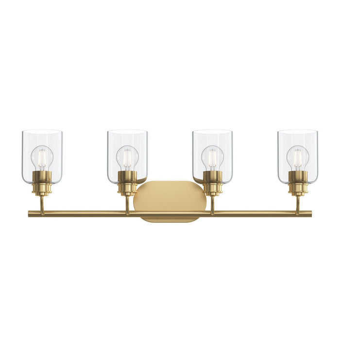 Myhouse Lighting Progress Lighting - P300568-191 - Four Light Bath Vanity - Reines - Brushed Gold