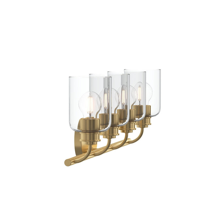 Myhouse Lighting Progress Lighting - P300568-191 - Four Light Bath Vanity - Reines - Brushed Gold