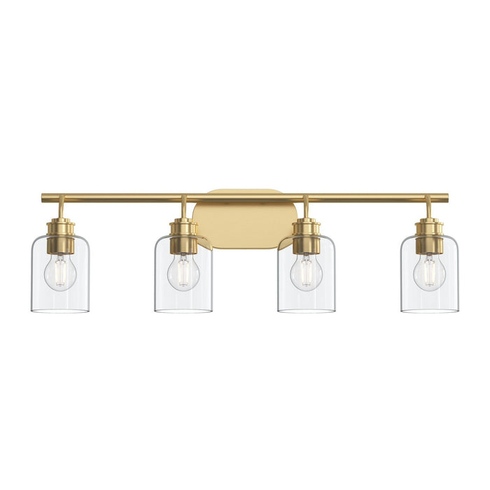 Myhouse Lighting Progress Lighting - P300568-191 - Four Light Bath Vanity - Reines - Brushed Gold