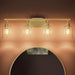 Myhouse Lighting Progress Lighting - P300568-191 - Four Light Bath Vanity - Reines - Brushed Gold