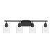 Myhouse Lighting Progress Lighting - P300568-31M - Four Light Bath Vanity - Reines - Matte Black