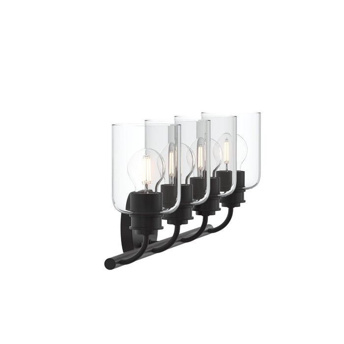 Myhouse Lighting Progress Lighting - P300568-31M - Four Light Bath Vanity - Reines - Matte Black