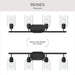 Myhouse Lighting Progress Lighting - P300568-31M - Four Light Bath Vanity - Reines - Matte Black