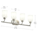 Myhouse Lighting Progress Lighting - P300580-009 - Four Light Bath Vanity - Reines - Brushed Nickel