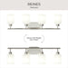 Myhouse Lighting Progress Lighting - P300580-009 - Four Light Bath Vanity - Reines - Brushed Nickel