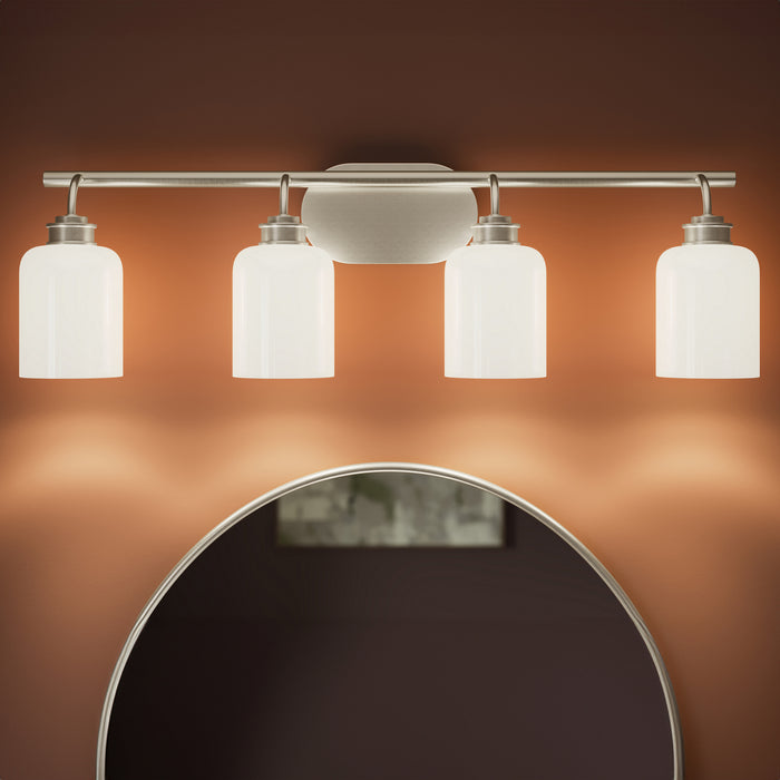 Myhouse Lighting Progress Lighting - P300580-009 - Four Light Bath Vanity - Reines - Brushed Nickel