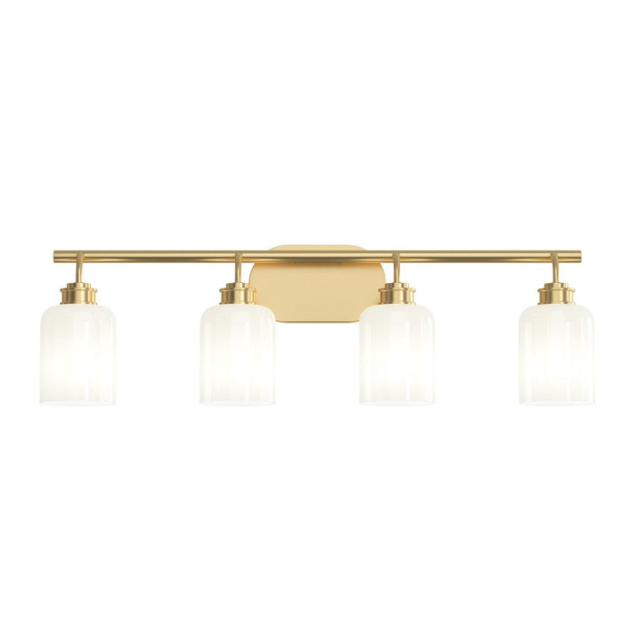 Myhouse Lighting Progress Lighting - P300580-191 - Four Light Bath Vanity - Reines - Brushed Gold