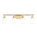 Myhouse Lighting Progress Lighting - P300580-191 - Four Light Bath Vanity - Reines - Brushed Gold