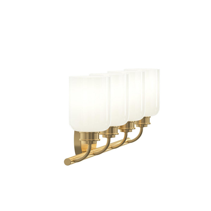 Myhouse Lighting Progress Lighting - P300580-191 - Four Light Bath Vanity - Reines - Brushed Gold