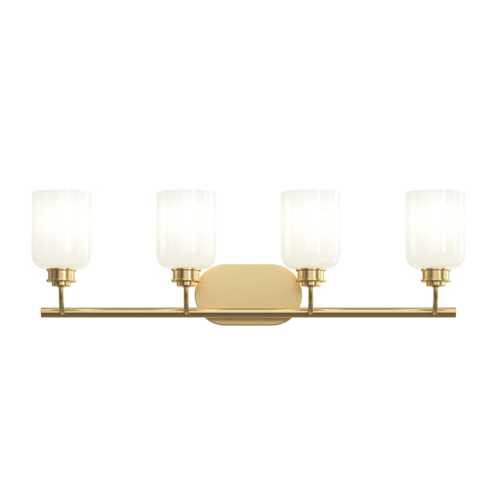 Myhouse Lighting Progress Lighting - P300580-191 - Four Light Bath Vanity - Reines - Brushed Gold