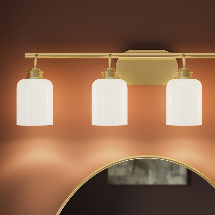Myhouse Lighting Progress Lighting - P300580-191 - Four Light Bath Vanity - Reines - Brushed Gold