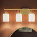 Myhouse Lighting Progress Lighting - P300580-191 - Four Light Bath Vanity - Reines - Brushed Gold