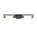 Myhouse Lighting Progress Lighting - P300580-31M - Four Light Bath Vanity - Reines - Matte Black