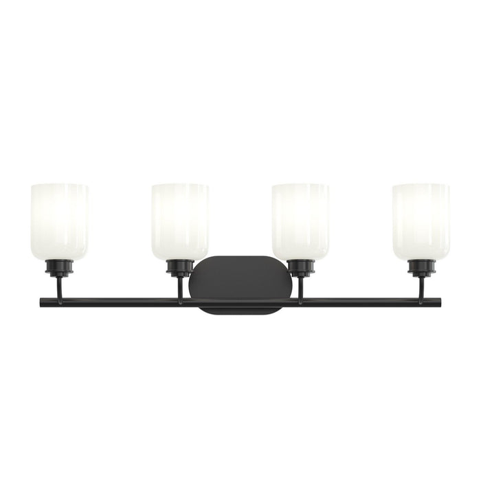 Myhouse Lighting Progress Lighting - P300580-31M - Four Light Bath Vanity - Reines - Matte Black