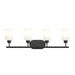 Myhouse Lighting Progress Lighting - P300580-31M - Four Light Bath Vanity - Reines - Matte Black
