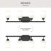 Myhouse Lighting Progress Lighting - P300580-31M - Four Light Bath Vanity - Reines - Matte Black