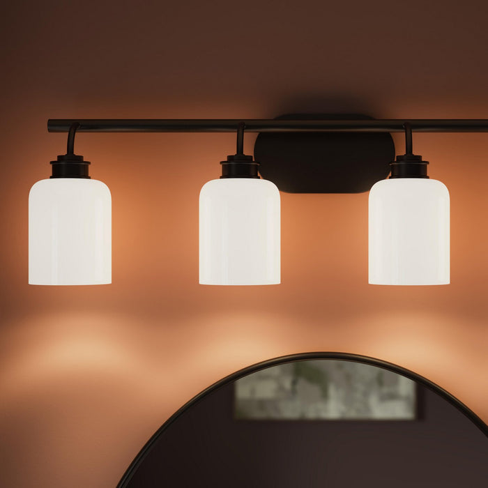 Myhouse Lighting Progress Lighting - P300580-31M - Four Light Bath Vanity - Reines - Matte Black