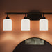 Myhouse Lighting Progress Lighting - P300580-31M - Four Light Bath Vanity - Reines - Matte Black