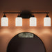 Myhouse Lighting Progress Lighting - P300580-31M - Four Light Bath Vanity - Reines - Matte Black