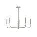 Myhouse Lighting Progress Lighting - P400446-009 - Five Light Chandelier - Reines - Brushed Nickel
