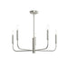 Myhouse Lighting Progress Lighting - P400446-009 - Five Light Chandelier - Reines - Brushed Nickel