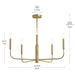 Myhouse Lighting Progress Lighting - P400446-191 - Five Light Chandelier - Reines - Brushed Gold