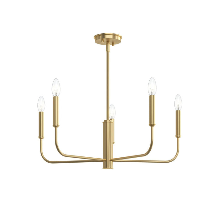 Myhouse Lighting Progress Lighting - P400446-191 - Five Light Chandelier - Reines - Brushed Gold