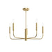 Myhouse Lighting Progress Lighting - P400446-191 - Five Light Chandelier - Reines - Brushed Gold