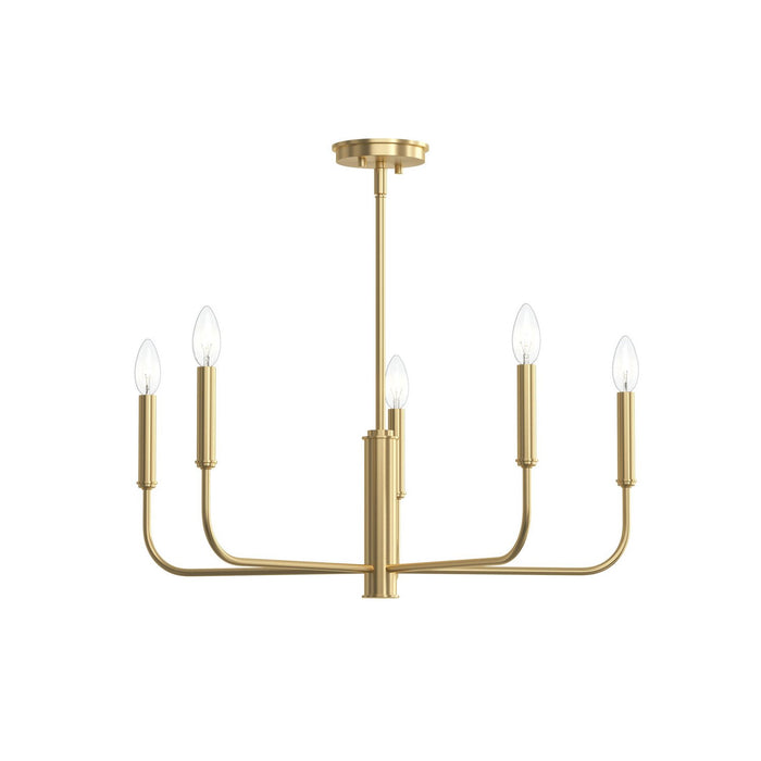 Myhouse Lighting Progress Lighting - P400446-191 - Five Light Chandelier - Reines - Brushed Gold