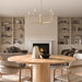 Myhouse Lighting Progress Lighting - P400446-191 - Five Light Chandelier - Reines - Brushed Gold