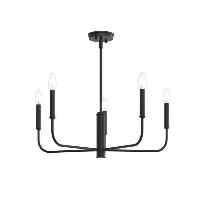 Myhouse Lighting Progress Lighting - P400446-31M - Five Light Chandelier - Reines - Matte Black