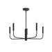 Myhouse Lighting Progress Lighting - P400446-31M - Five Light Chandelier - Reines - Matte Black