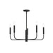 Myhouse Lighting Progress Lighting - P400446-31M - Five Light Chandelier - Reines - Matte Black