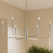 Myhouse Lighting Progress Lighting - P400448-009 - Six Light Chandelier - Reines - Brushed Nickel