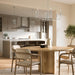 Myhouse Lighting Progress Lighting - P400448-009 - Six Light Chandelier - Reines - Brushed Nickel