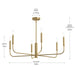 Myhouse Lighting Progress Lighting - P400448-191 - Six Light Chandelier - Reines - Brushed Gold