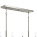 Myhouse Lighting Progress Lighting - P400450-009 - Six Light Linear Chandelier - Reines - Brushed Nickel