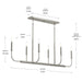 Myhouse Lighting Progress Lighting - P400450-009 - Six Light Linear Chandelier - Reines - Brushed Nickel