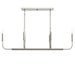 Myhouse Lighting Progress Lighting - P400450-009 - Six Light Linear Chandelier - Reines - Brushed Nickel