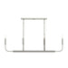 Myhouse Lighting Progress Lighting - P400450-009 - Six Light Linear Chandelier - Reines - Brushed Nickel