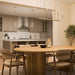 Myhouse Lighting Progress Lighting - P400450-191 - Six Light Linear Chandelier - Reines - Brushed Gold