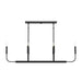 Myhouse Lighting Progress Lighting - P400450-31M - Six Light Linear Chandelier - Reines - Matte Black
