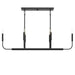 Myhouse Lighting Progress Lighting - P400450-31M - Six Light Linear Chandelier - Reines - Matte Black