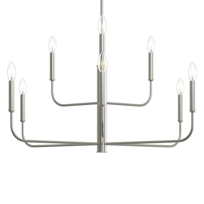 Myhouse Lighting Progress Lighting - P400449-009 - Nine Light Chandelier - Reines - Brushed Nickel