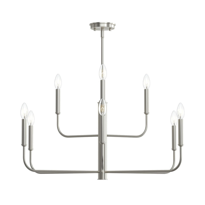 Myhouse Lighting Progress Lighting - P400449-009 - Nine Light Chandelier - Reines - Brushed Nickel