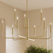 Myhouse Lighting Progress Lighting - P400449-191 - Nine Light Chandelier - Reines - Brushed Gold
