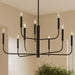 Myhouse Lighting Progress Lighting - P400449-31M - Nine Light Chandelier - Reines - Matte Black